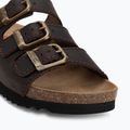 Women's flip-flops Scholl Rio Wedge Ad Med dark brown 7
