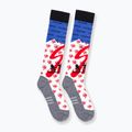 Colmar Ski socks white/racing/abbys b