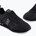 Shoes EA7 Emporio Armani Black & White Carbon triple black / silver logo 13