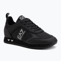 Shoes EA7 Emporio Armani Black & White Carbon triple black / silver logo