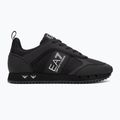 Shoes EA7 Emporio Armani Black & White Carbon triple black / silver logo 2
