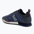 Shoes EA7 Emporio Armani Black & White Suede sky captain / deep cobal / mineral 3