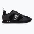 Shoes EA7 Emporio Armani Black & White Suede triple black micropunch 2