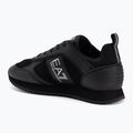 Shoes EA7 Emporio Armani Black & White Suede triple black micropunch 3