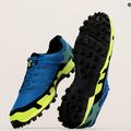 Men's running shoes Inov-8 Mudclaw 300 blue/yellow 000770-BLYW 19