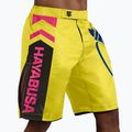 Hayabusa Icon Fight training shorts yellow/blue 2