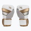 Hayabusa T3 white/gold boxing gloves