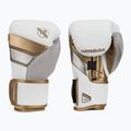 Hayabusa T3 white/gold boxing gloves 2