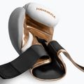 Hayabusa T3 white/gold boxing gloves 3