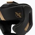 Hayabusa T3 Headgear boxing helmet black/gold 4