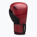 Hayabusa S4 Leather red boxing gloves 2