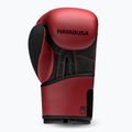 Hayabusa S4 Leather red boxing gloves 3