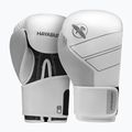 Hayabusa S4 Leather white boxing gloves