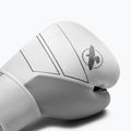 Hayabusa S4 Leather white boxing gloves 4