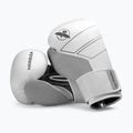 Hayabusa S4 Leather white boxing gloves 8