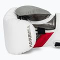 Hayabusa T3 white/red boxing gloves 6