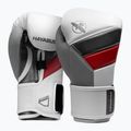 Hayabusa T3 white/red boxing gloves