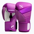 Hayabusa T3 Neon neon purple boxing gloves