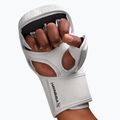 Hayabusa T3 Hybrid white/black grappling gloves 5