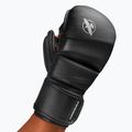 Hayabusa T3 Hybrid black grappling gloves 4