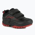 Geox New Savage black/red junior shoes 7