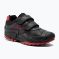 Geox New Savage black/red junior shoes