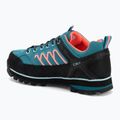 Women's trekking boots CMP Moon Low Wp teal/red fluo 3