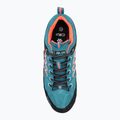 Women's trekking boots CMP Moon Low Wp teal/red fluo 5