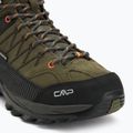 Men's trekking boots CMP Rigel Mid Wp olive/flame 6