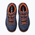 CMP children's trekking boots Rigel Low Wp b.blue / arancio 11