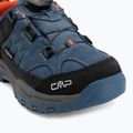 Children's trekking boots CMP Kiruna Low FitGo Waterproof bluestone/arancio 7