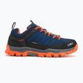 CMP junior boots Rigel Low Wp b. blue / arancio 2