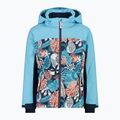 Children's ski jacket CMP 39W2085 topazio/blue ink