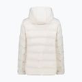 Women's insulated jacket CMP 35K3666 Fix Hood b.co gesso/blue ink 2