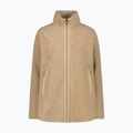 Women's coat CMP 35P3846 Long Teddy Highloft cookie