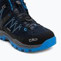 Kids' hiking boots CMP Rigel Mid Wp bright blue/bluestone/royal blue 7