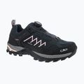 Women's trekking boots CMP Rigel Low Wp Antracite/Rose