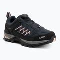 Women's trekking boots CMP Rigel Low Wp Antracite/Rose