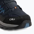 Men's trekking boots CMP Rigel Low Fitgo Wp b.blue/flash orange 7