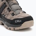 Children's trekking boots CMP Kiruna Mid Fitgo Fleece Wp deserto/sabbia 7