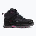 Children's trekking boots CMP Kiruna Mid Fitgo Fleece Wp antracite/festival 2