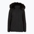 Women's insulated jacket CMP 35K3626F Zip Hood Synthetic Fur nero