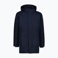 Men's rain jacket CMP 35K3737 Parka Zip Hood black/blue/winter sun 6