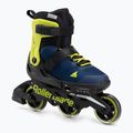 Children's roller skates Rollerblade Microblade 3WD Jr blue royal/lime