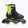 Children's roller skates Rollerblade Microblade 3WD Jr blue royal/lime 2