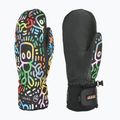 Level Vertigo Mitt Teen pattern children's ski gloves