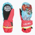 Children's ski gloves Level Animal red