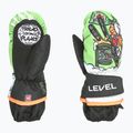 Level Animal children's ski gloves lime