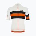 Santini Ecosleek Bengal men's cycling jersey white 2S94475CESLKBENGBIS