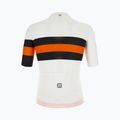 Santini Ecosleek Bengal men's cycling jersey white 2S94475CESLKBENGBIS 3